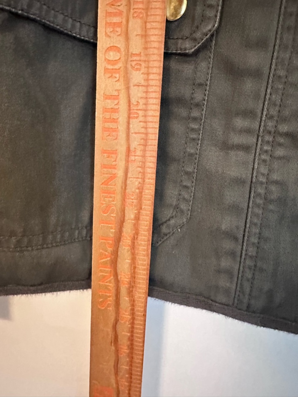 J CREW M Relaxed Boyfriend Resin olive green twill cotton field jacket boho chic - Picture 13 of 14